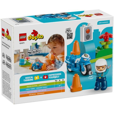 LEGO Friends - Modrá policejní motorka