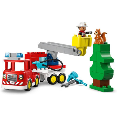 LEGO DUPLO - Hasičské auto s hadicí a hasičem