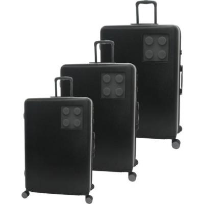 LEGO Luggage Cestovní kufr Urban 3 dílný set - černý/tmavě šedý