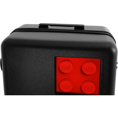 LEGO Luggage Cestovní kufr Urban 3 dílný set - černý/červený