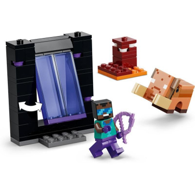 LEGO Minecraft - Cesta portálem do Netheru a Endu