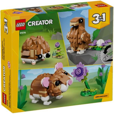 LEGO Creator - Roztomilý křeček s květinou