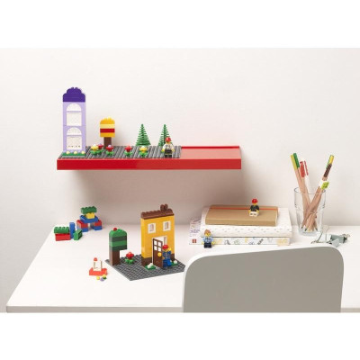 LEGO polička na vystavení stavebnic - modrá