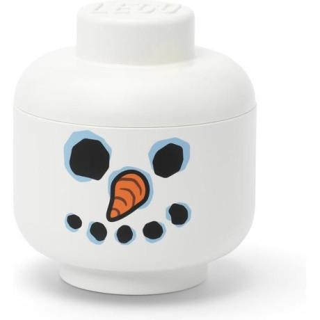 LEGO úložná hlava malá - sněhulák