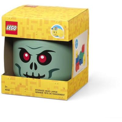 LEGO úložná hlava velká - zombie