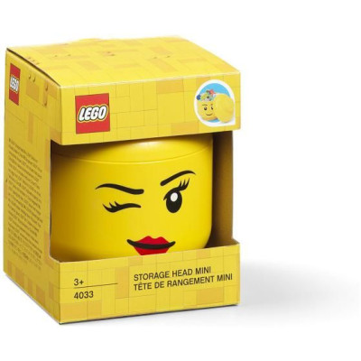 LEGO úložná hlava mini - sněhulák