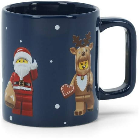 LEGO hrnek 300 ml - vánoční minifigurky