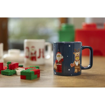 LEGO hrnek 300 ml - vánoční minifigurky