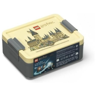 LEGO box na svačinu 170x135x69mm - Bee fialový