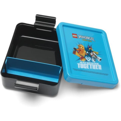 LEGO box na svačinu 170x135x69mm - Ninjago zelený