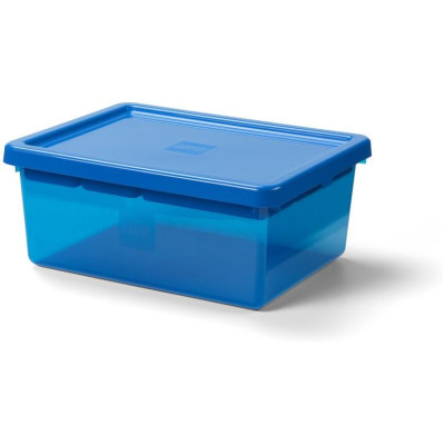 LEGO úložný box s organizérem modrý