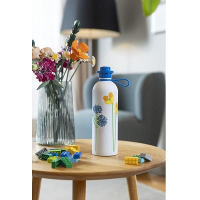 LEGO nerezová láhev 725 ml - modrá