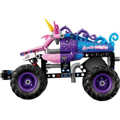 LEGO Technic - Monster Jam™ Sparkle Smash™ s natahovacím motorem