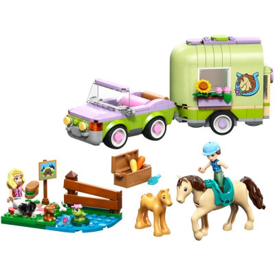 LEGO Friends - Přívěs s koněm a hříbětem