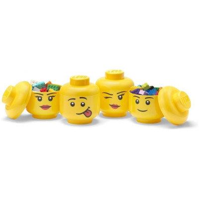 LEGO úložná hlava mini Multi pack 4ks