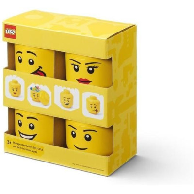LEGO úložná hlava mini Multi pack 4ks