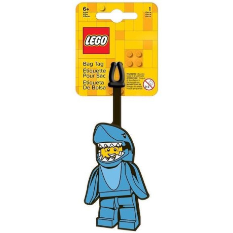 LEGO jmenovka na zavazadlo - Iconic žralok