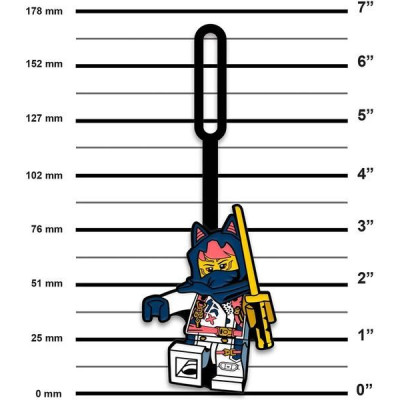 LEGO jmenovka na zavazadlo - Iconic Motýlí dívka