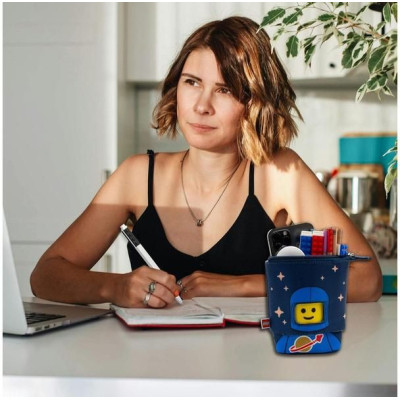 LEGO Pop Up pouzdro - Minifigures Kosmonaut modrý