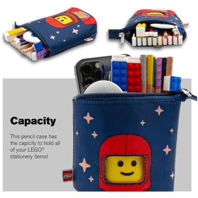 LEGO Pop Up pouzdro - Minifigures Kosmonaut modrý