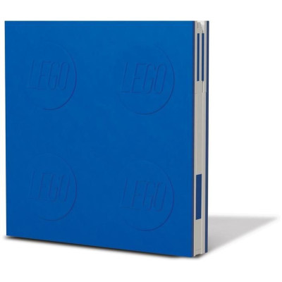 LEGO Zápisník s gelovým perem jako klipem a náhradní náplní - červený