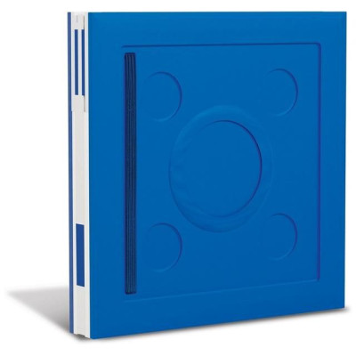 LEGO Zápisník s gelovým perem jako klipem a náhradní náplní - červený