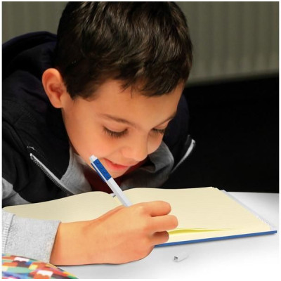 LEGO Zápisník s gelovým perem jako klipem a náhradní náplní - černý