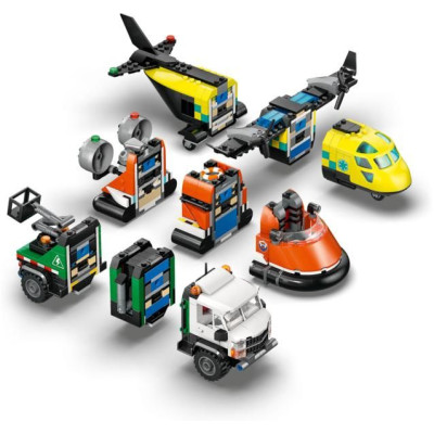 LEGO City - Remix: Letadlo, servisní vůz a vznášedlo