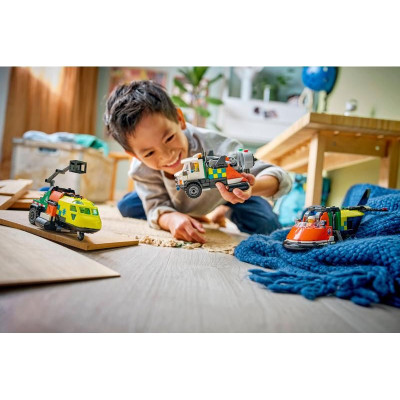 LEGO City - Remix: Letadlo, servisní vůz a vznášedlo