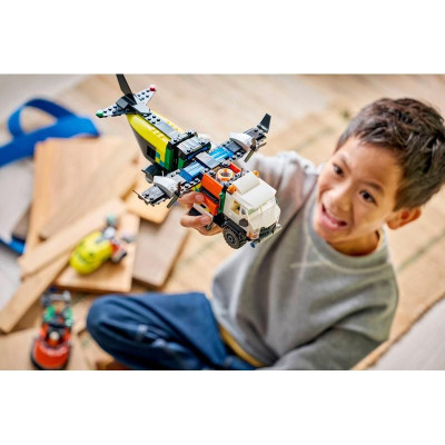 LEGO City - Remix: Letadlo, servisní vůz a vznášedlo