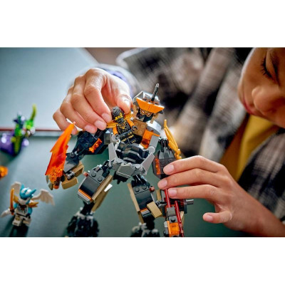 LEGO Ninjago - Coleův expediční robot a dračí Zane