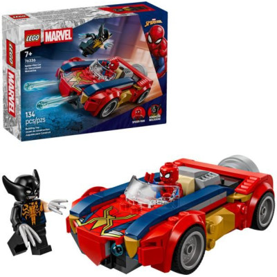 LEGO Marvel - Spider-Man a auto vs. venomizovaný Wolverine