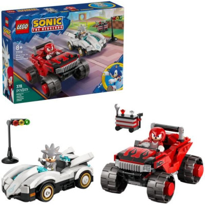 LEGO Sonic the Hedgehog - Silver a jeho auto vs. Knuckles a jeho monster truck