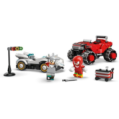 LEGO Sonic the Hedgehog - Silver a jeho auto vs. Knuckles a jeho monster truck