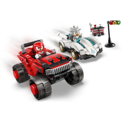 LEGO Sonic the Hedgehog - Silver a jeho auto vs. Knuckles a jeho monster truck