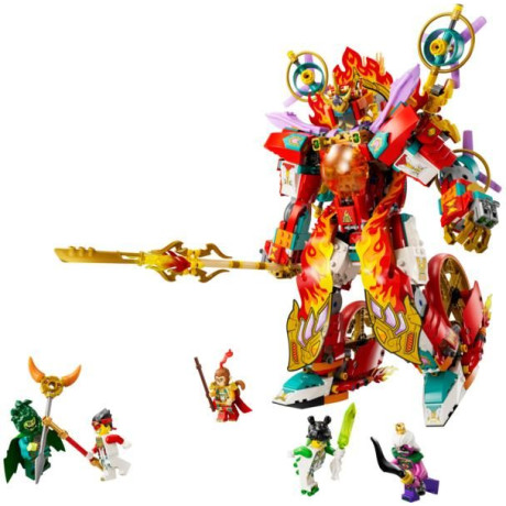 LEGO Monkie Kid - Nezhův kruh ohnivého robota