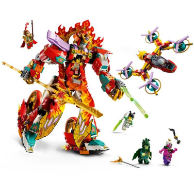 LEGO Monkie Kid - Nezhův kruh ohnivého robota