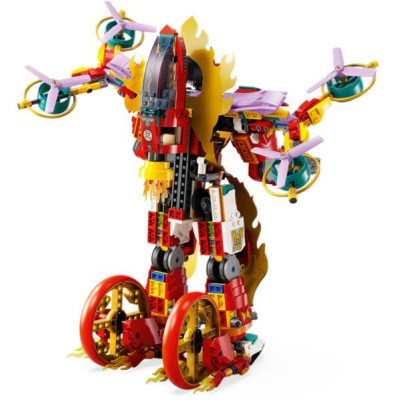 LEGO Monkie Kid - Nezhův kruh ohnivého robota