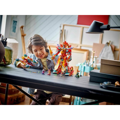 LEGO Monkie Kid - Nezhův kruh ohnivého robota