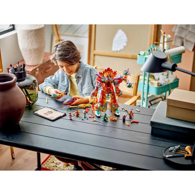 LEGO Monkie Kid - Nezhův kruh ohnivého robota