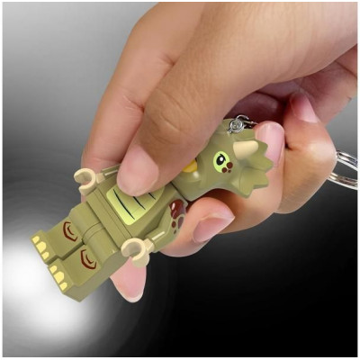 LEGO svítící klíčenka - Triceratops