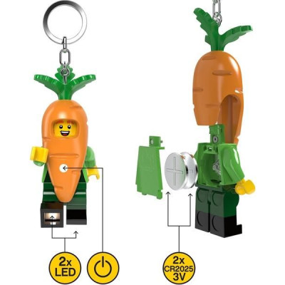 LEGO svítící klíčenka - Mrkev