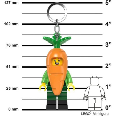LEGO svítící klíčenka - Mrkev