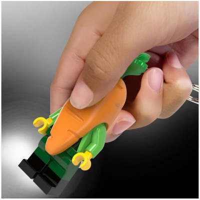 LEGO svítící klíčenka - Mrkev