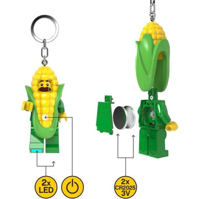 LEGO svítící klíčenka - Kukuřice