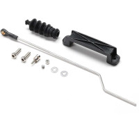 Alkatrész a Proboat Sonicwake 24 RC modelljéhez: szervo ágy, összekötő rúd. Szerelőkészlet válaszfallal, összekötő rúd gömbcsappal, tömítőgyűrű és rozsdamentes acél rögzítő tartozékok.