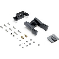 RC Proboat Sonicwake 24 modellhajó alkatrész: motorágy. CNC megmunkált alumínium motortartó, vízhűtéses. Kompozit alkatrészek. Komplett rozsdamentes rögzítők.