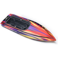 Alkatrész Proboat Sonicwake 24 RC hajómodellhez: piros/fekete hajótest. Tartós ABS konstrukció. Felületesen színezett.