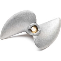 Tuning alkatrész RC hajómodell Proboat Sonicwake 24-hez: alumínium hajócsavar. Öntött alumíniumból készült a nagyobb szilárdság és a hosszabb élettartam érdekében a kompozit csavarokhoz képest.