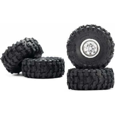 Pro-Line kolo 1:30 s pneu Baja Pro X, disk chromový (4): Axial SCX30